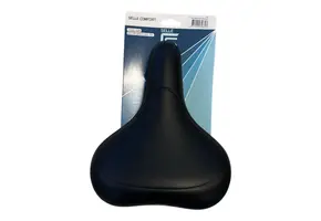 Selle Comfort E-bike Soft Fietszadel Met Handgreep - Zwart