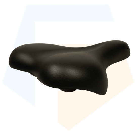 Selle Comfort Gel Fietszadel - Unisex - Zwart