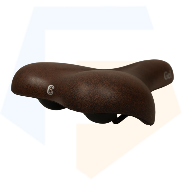 Selle Comfort Gel Fietszadel - Unisex - Bruin