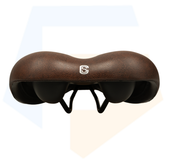 Selle Comfort Gel Fietszadel - Unisex - Bruin