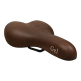 Selle Comfort Gel Fietszadel - Unisex - Bruin
