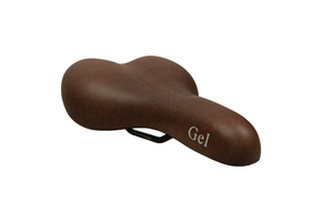 Selle Comfort Gel Fietszadel - Unisex - Bruin