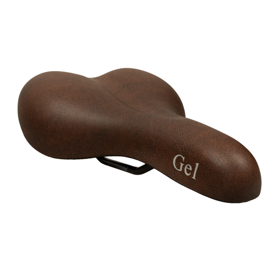 Selle Comfort Gel Fietszadel - Unisex - Bruin