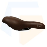 Selle Comfort Gel Fietszadel - Unisex - Bruin