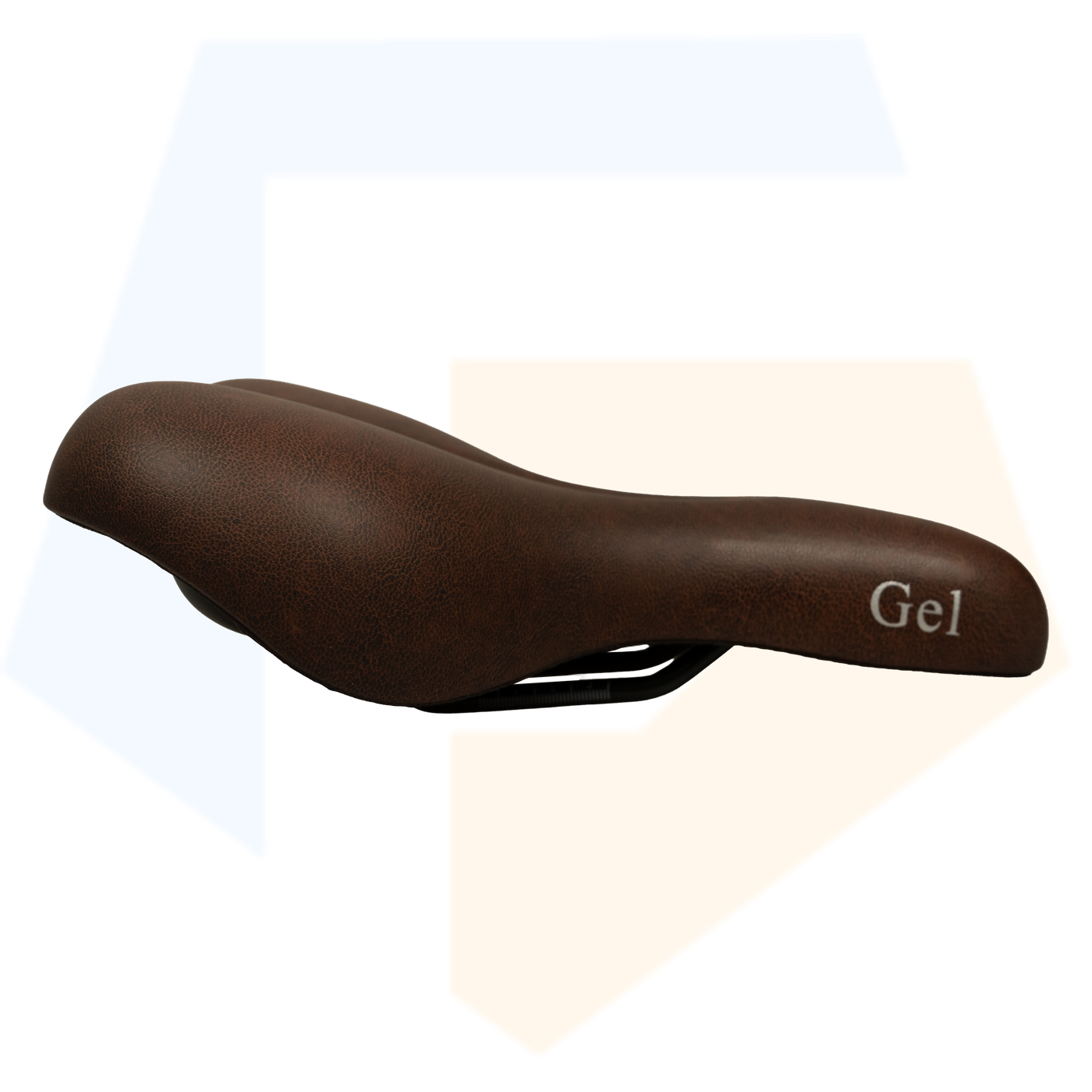Selle Comfort Gel Fietszadel - Unisex - Bruin