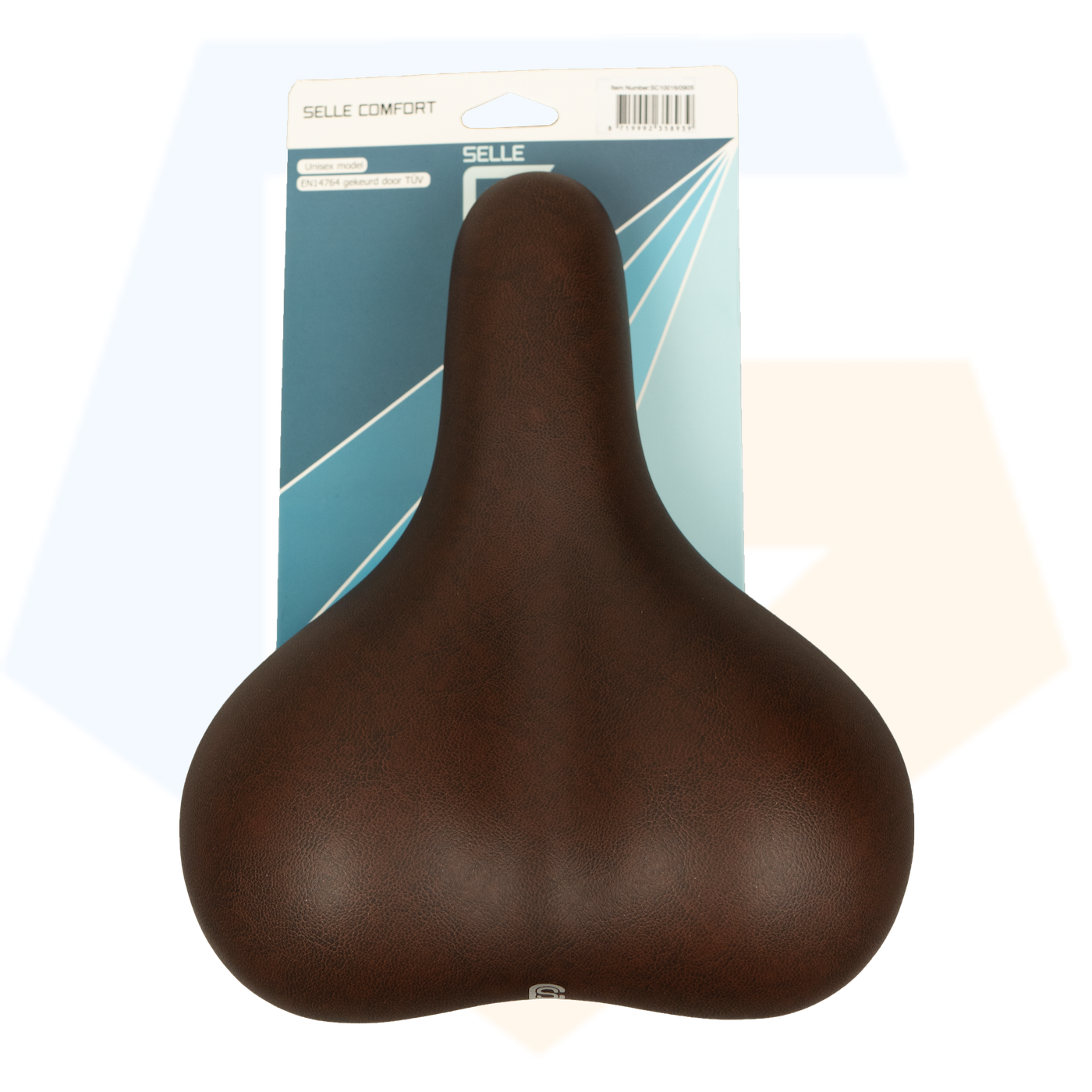 Selle Comfort City Fietszadel - Unisex - Bruin