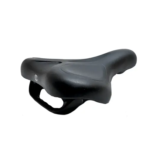 Selle Comfort E-bike Soft Medium Fietszadel - Met Handgreep - Zwart