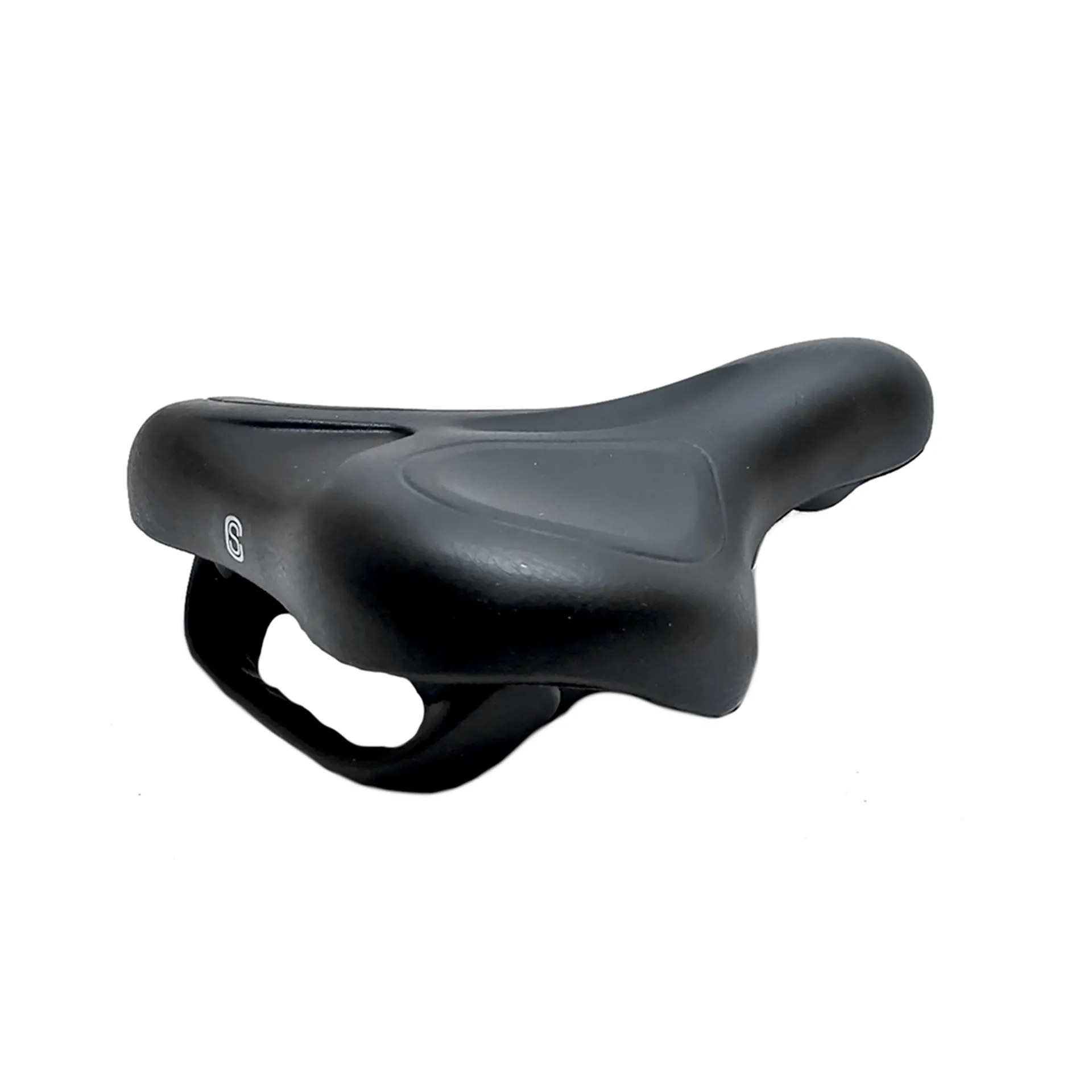 Selle Comfort E-bike Soft Medium Fietszadel - Met Handgreep - Zwart