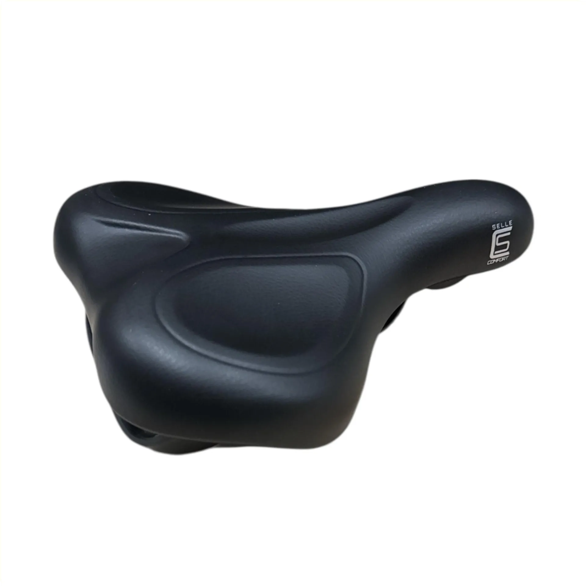 Selle Comfort E-bike Soft Medium Fietszadel - Met Handgreep - Zwart