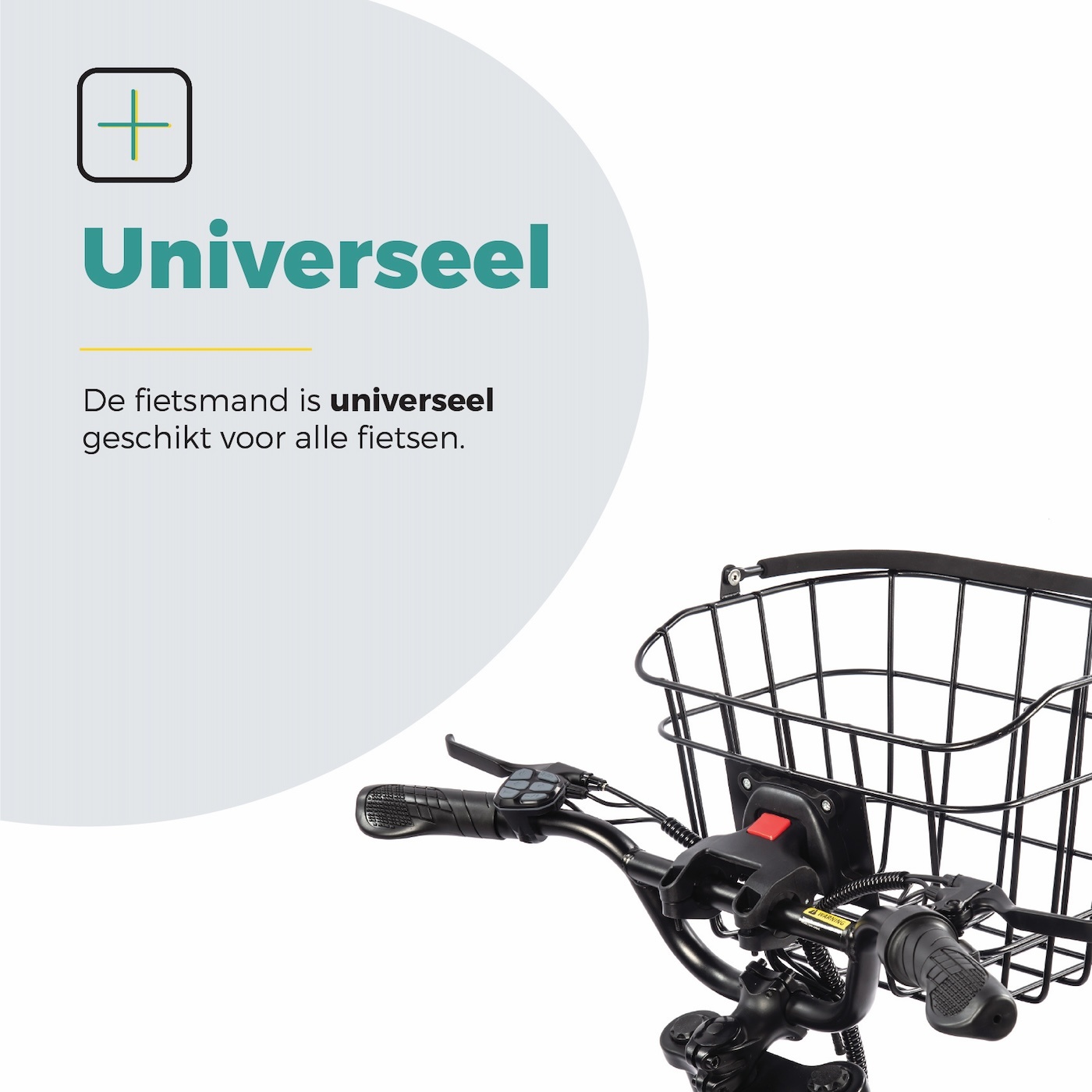 Voltano Fietsmand Pro 27 Liter - Zwart Met Handvat - Incl. Bevestiging En Handvat - Aluminium