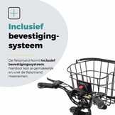 Voltano Fietsmand Pro 27 Liter - Zwart Met Handvat - Incl. Bevestiging En Handvat - Aluminium