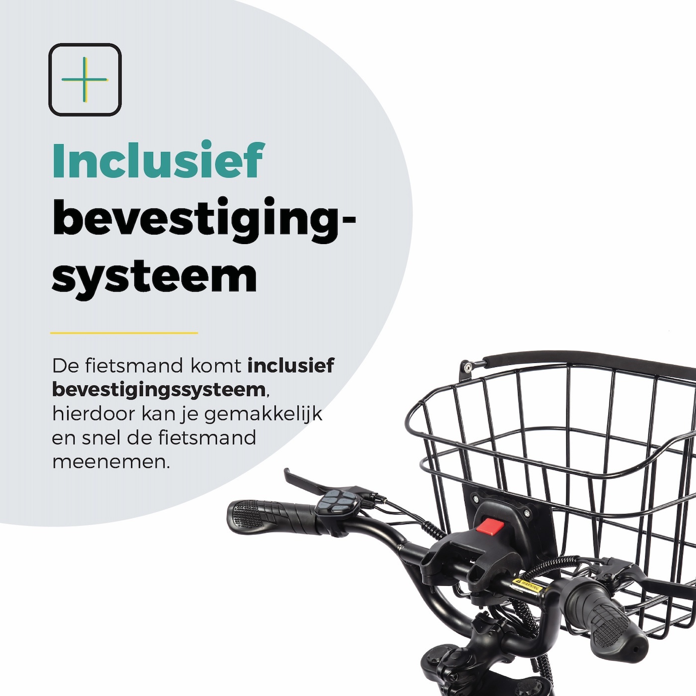Voltano Fietsmand Pro 27 Liter - Zwart Met Handvat - Incl. Bevestiging En Handvat - Aluminium