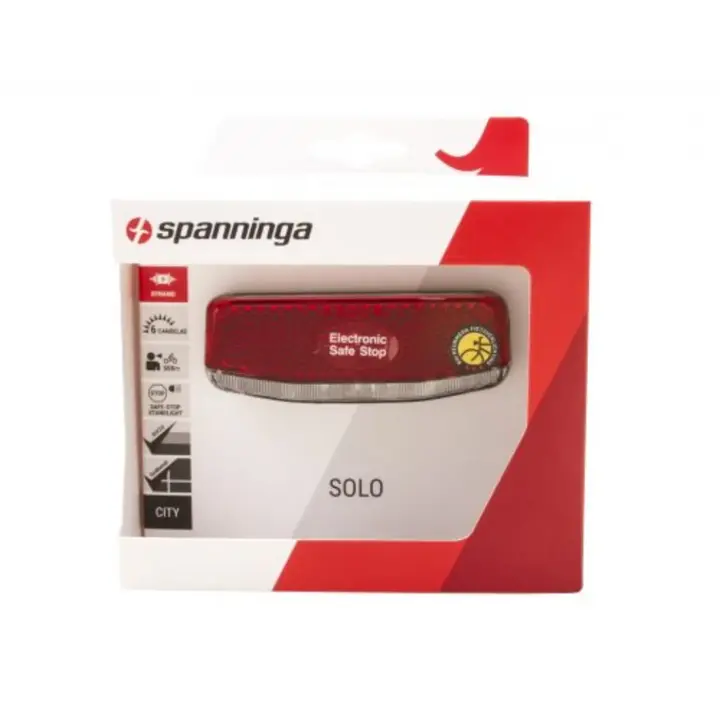 Spanninga Solo XB Achterlicht - Batterij