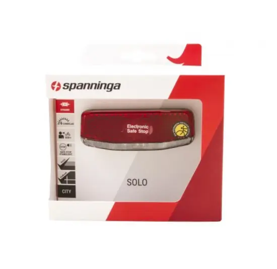 Spanninga Solo XB Achterlicht - Batterij