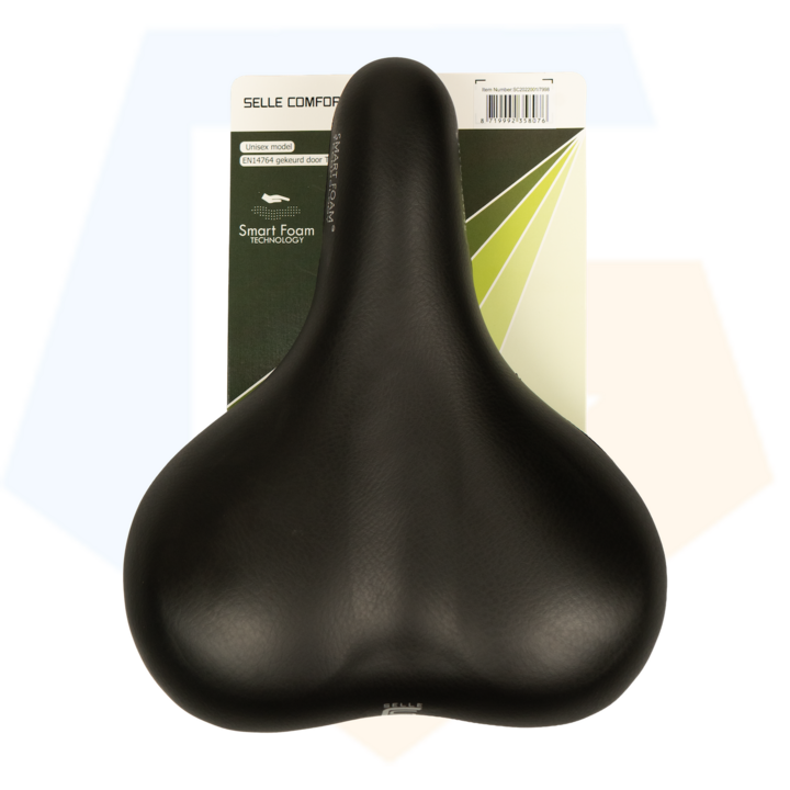 Selle Comfort Active Fietszadel - Smartfoam Technologie - Zwart
