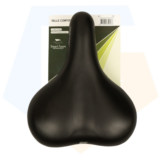 Selle Comfort Active Fietszadel - Smartfoam Technologie - Zwart