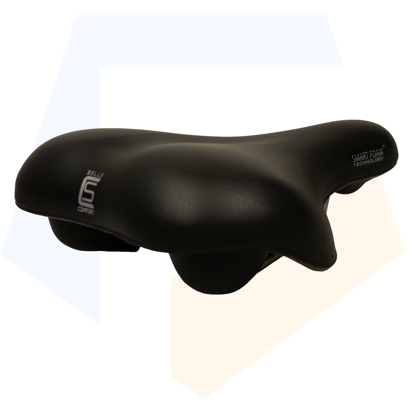 Selle Comfort Active Fietszadel - Smartfoam Technologie - Zwart