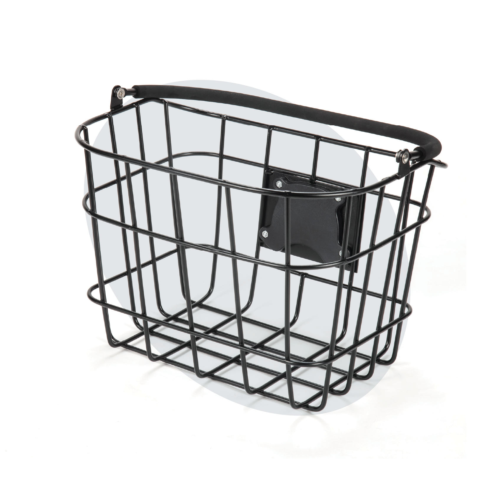Voltano Fietsmand Pro 27 Liter - Zwart Met Handvat - Incl. Bevestiging En Handvat - Aluminium