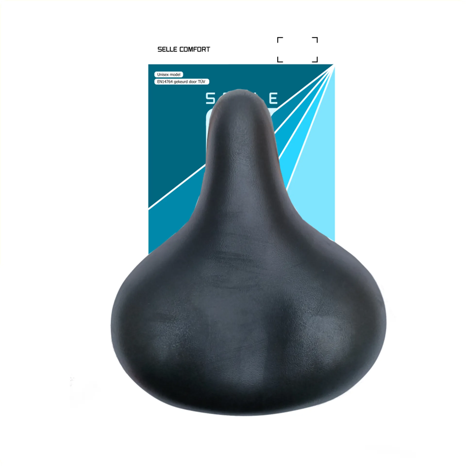 Selle Comfort Drifter Fietszadel - Zwart - Unisex