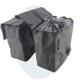 Voltano Dubbele Fietstas Urban - Zwart - 30 Liter - 100% Waterdicht - Afsluitbaar