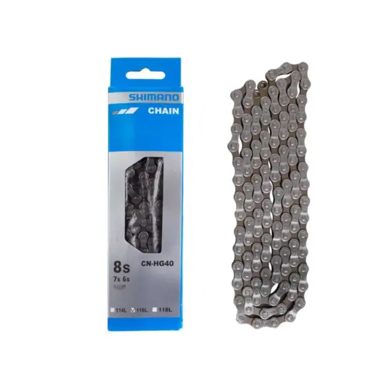 Shimano HG40 Fietsketting - 116 Schakels - 6/7/8-Speed
