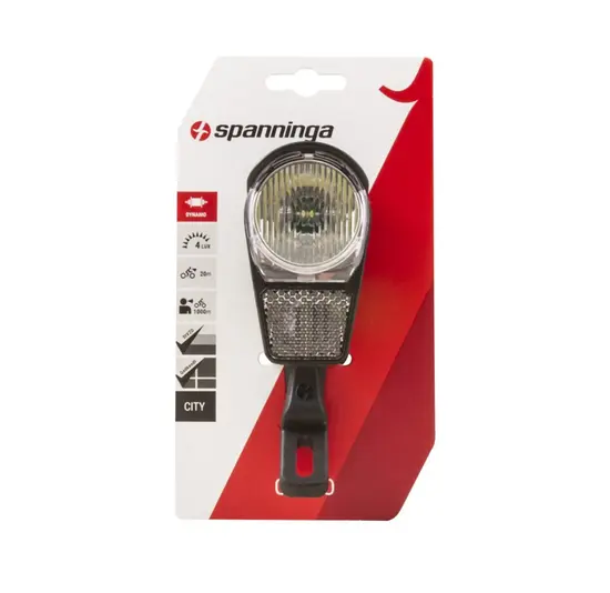 Spanninga Galeo XB Led Koplamp - Batterij