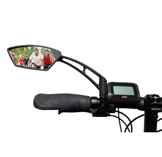 Mirage Fietsspiegel DeLuxe - Met Lichtdimmend Glas - Zwart