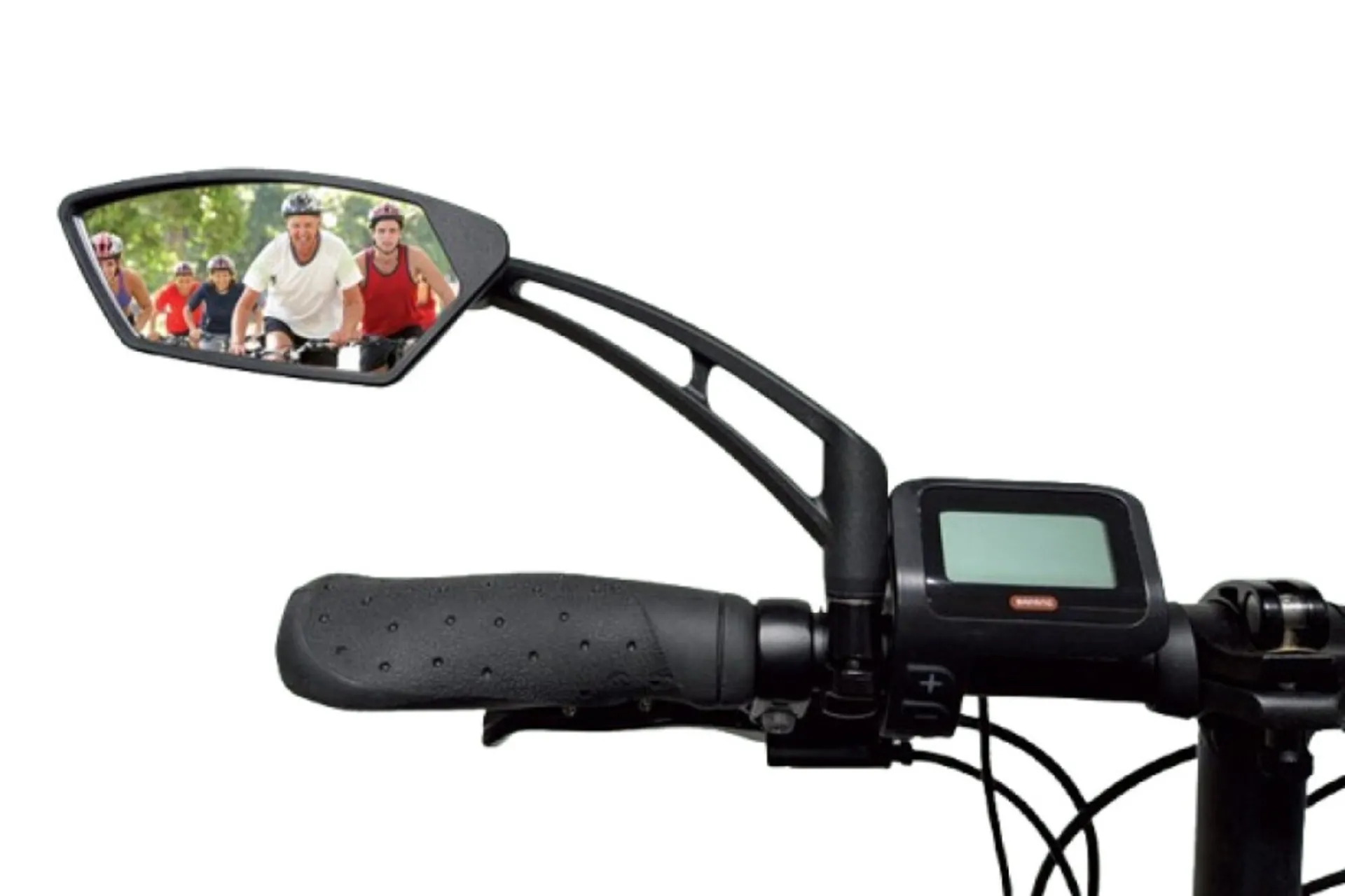 Mirage Fietsspiegel DeLuxe - Met Lichtdimmend Glas - Zwart
