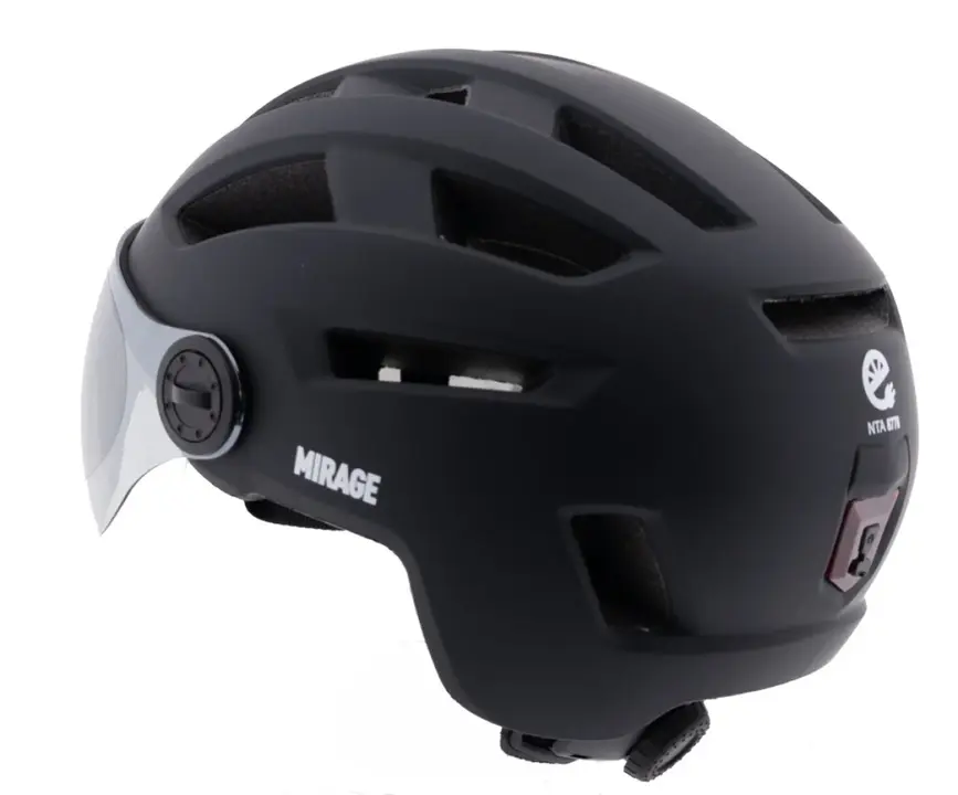 Mirage Snorscooter / Speedpedelec Helm - Zwart