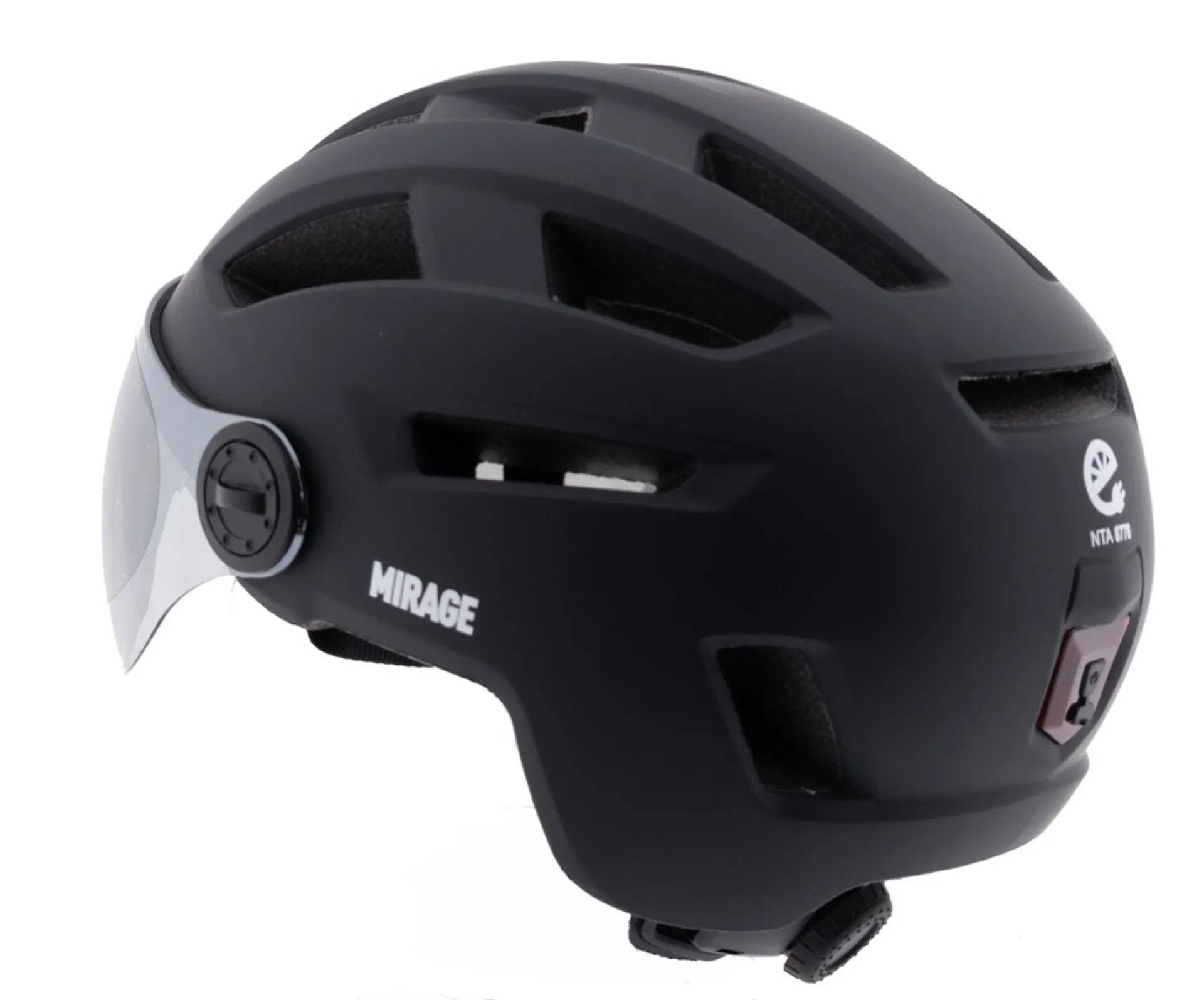 Mirage Snorscooter / Speedpedelec Helm - Zwart