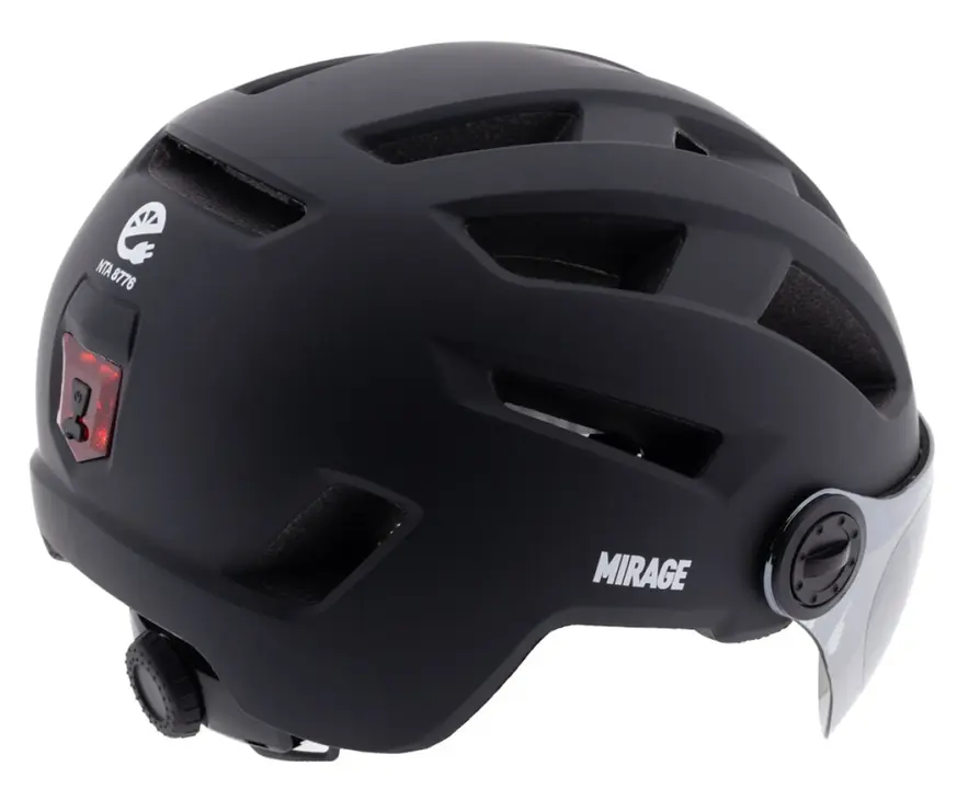 Mirage Snorscooter / Speedpedelec Helm - Zwart