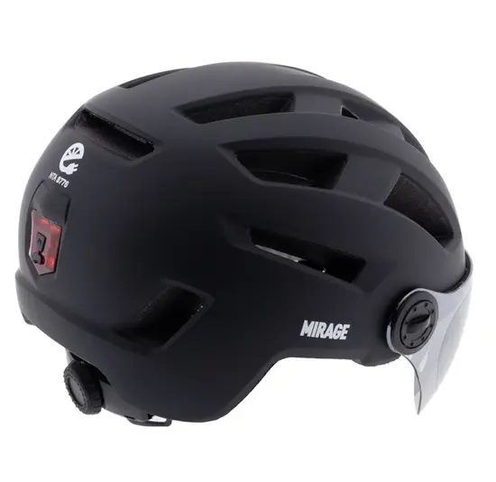Mirage Snorscooter / Speedpedelec Helm - Zwart