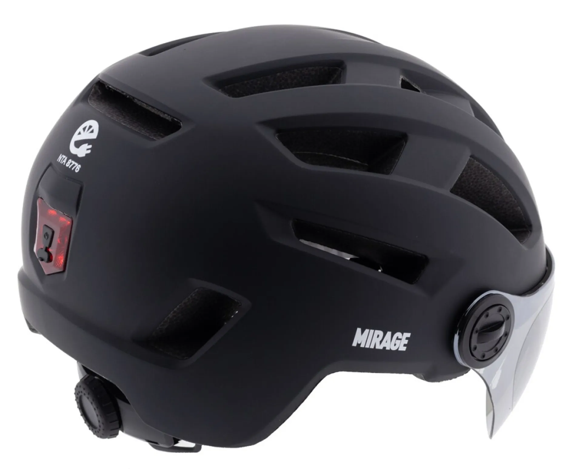 Mirage Snorscooter / Speedpedelec Helm - Zwart
