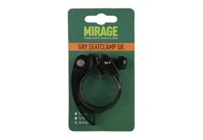 Mirage GNY Zadelpenklem Met Bout - ø38,5mm - Zwart