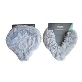 Voltano Zadelhoes - Zachte Kunstvacht - Antraciet Zadeldekje - 25 x 23 CM