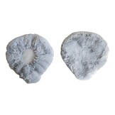 Voltano Zadelhoes - Zachte Kunstvacht - Antraciet Zadeldekje - 25 x 23 CM
