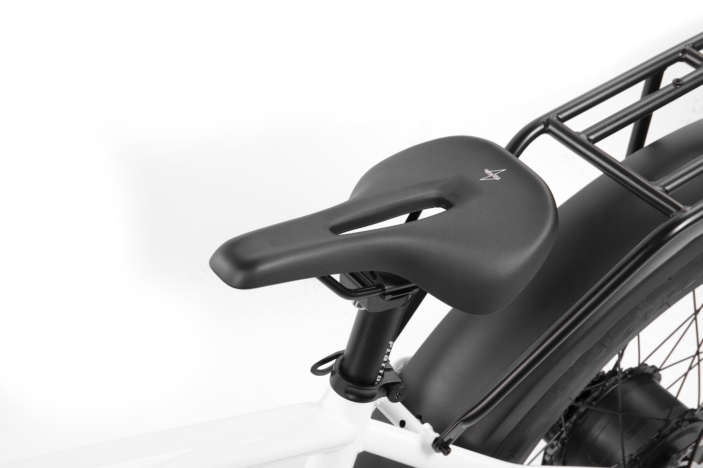 Voltano E-bike Pro Fietszadel 1.0 Trekking Smal - Zwart - Heren - Met Zadelstrop