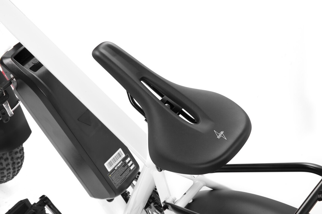 Voltano E-bike Pro Fietszadel 1.0 Trekking Smal - Zwart - Heren - Met Zadelstrop