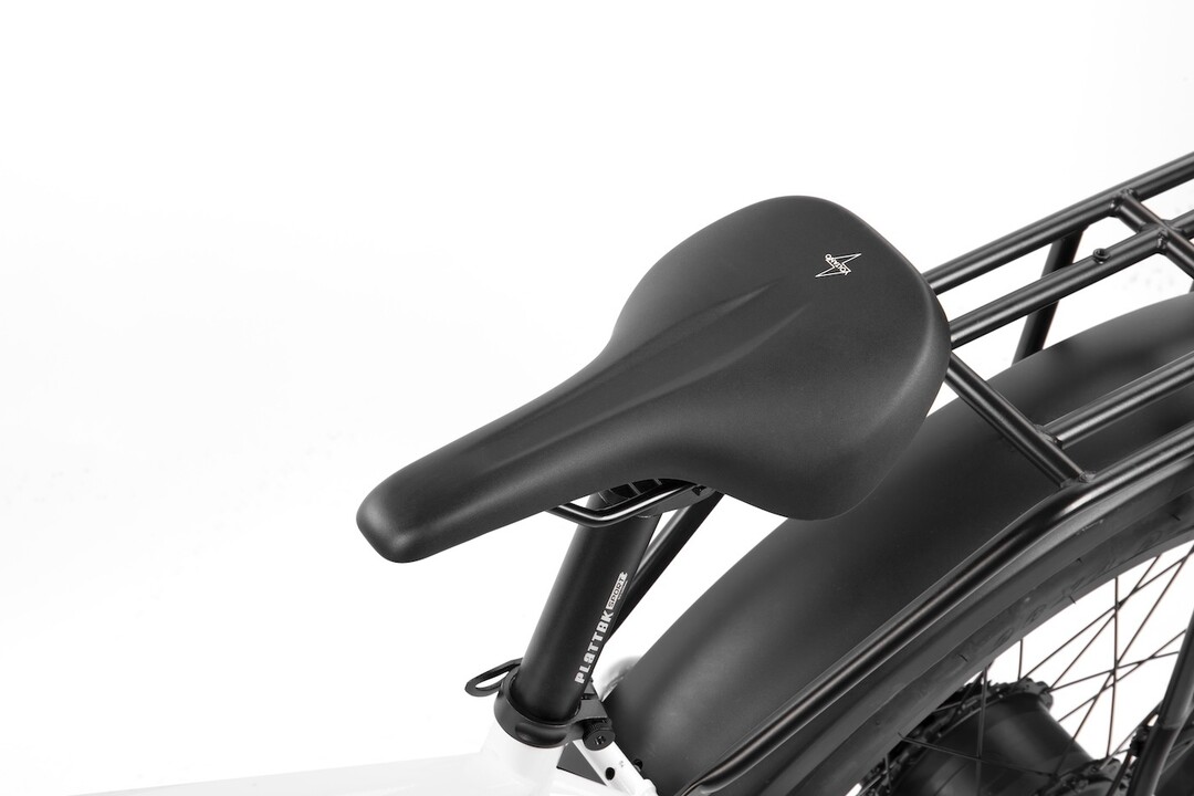 Voltano E-bike City Fietszadel 1.0 Trekking Smal - Zwart - Heren - Met Zadelstrop