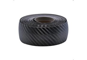 Tecora Stuurlint Carbon Look ø2.5x30MM - 200 CM - Zwart
