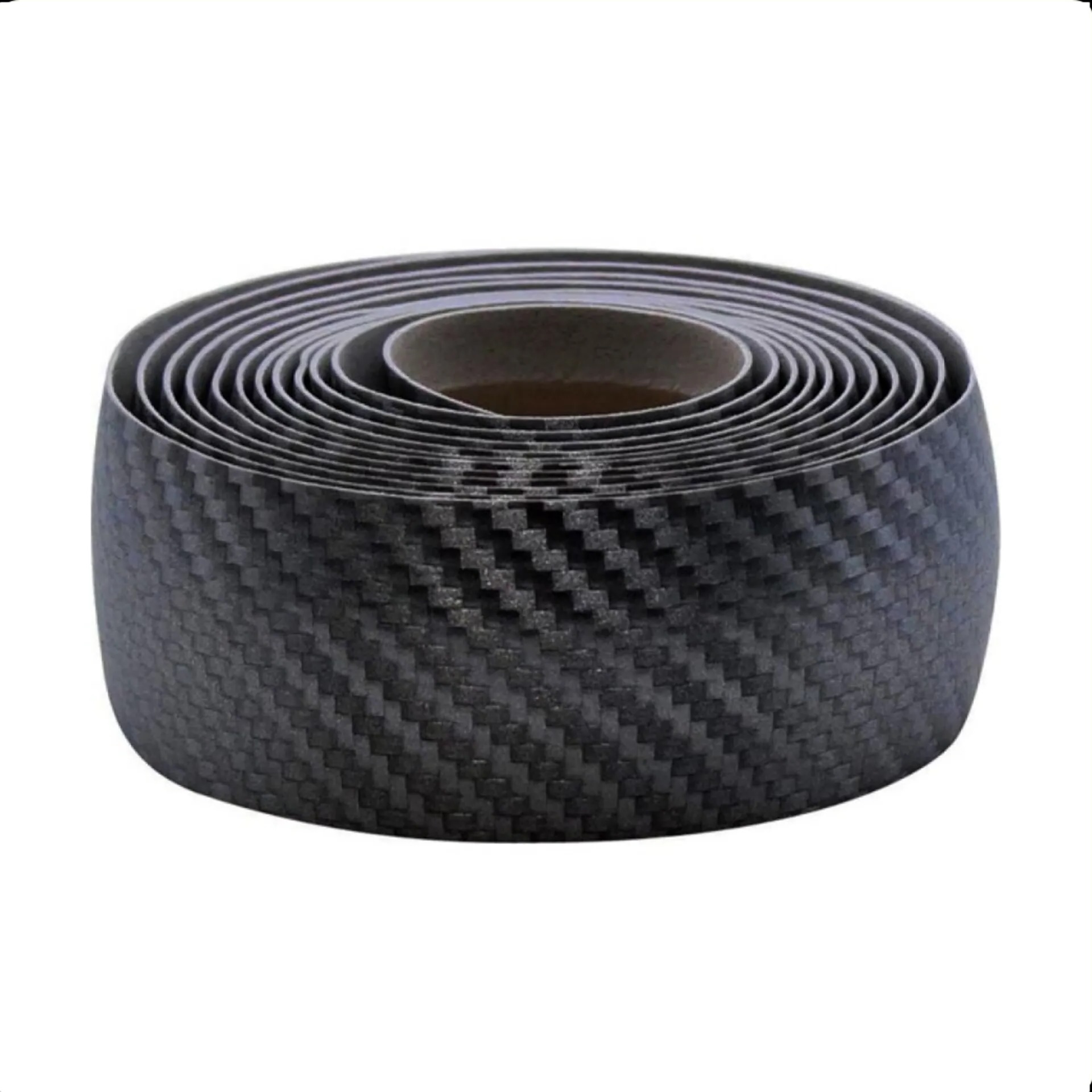 Tecora Stuurlint Carbon Look ø2.5x30MM - 200 CM - Zwart