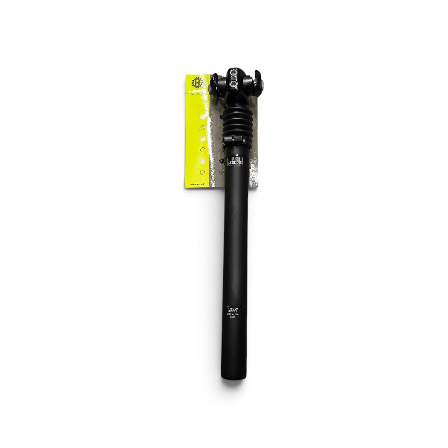 Post Moderne Geveerde Zadelpen - ATB 31.6mm - Zwart