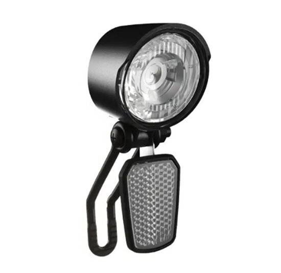 Spanninga Xeno 15 Koplamp - 15 Lux - Dynamo - Zwart