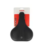 Simson Pura Fietszadel - Unisex - Zwart