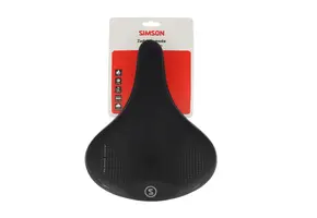 Simson Comoda Fietszadel - Unisex - Zwart