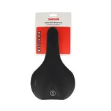 Simson Gita Moderate Fietszadel - Unisex - Zwart