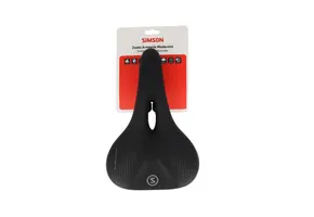 Simson Armonia Moderate Fietszadel - Unisex - Zwart