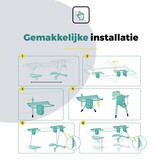 Voltano Fietslift - Ophangsysteem Fietstakel - Zwart - Max 50KG Draagkracht