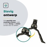 Voltano Dubbele Fietsstandaard - Zwart - 300MM - 24 t/m 29 Inch
