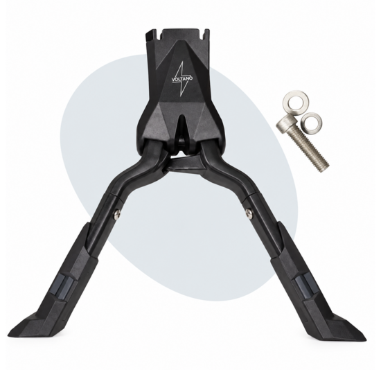Voltano Dubbele Fietsstandaard - Zwart - 300MM - 24 t/m 29 Inch
